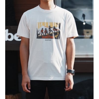 モンベル黒滝村オリジナルデザインTシャツ(ボーンホワイト)Mサイズ