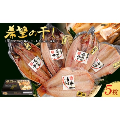 厳選 干物セット 希望の干し Aセット[No.5704-0180]