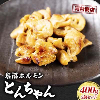 【河村商店】岩沼ホルモン(とんちゃん)400g×5個[No.5704-0451]