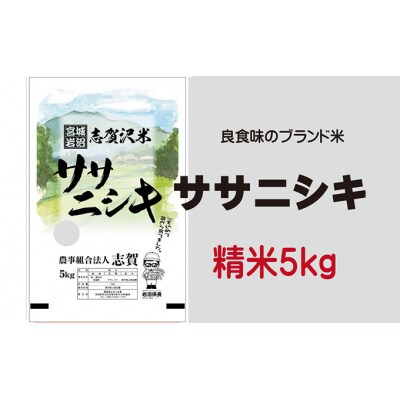 ササニシキ 精米5kg[No.5704-0512] | お礼品詳細 | ふるさと納税なら