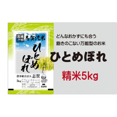 ひとめぼれ　精米5kg[No.5704-0515]