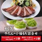 【特別寄附額】利久 牛たん塩味・ずんだ餅2個セット[No.5704-0735]