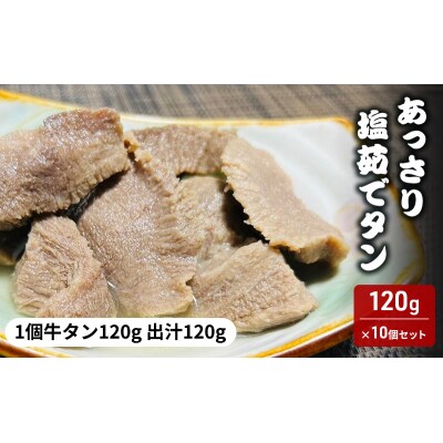 あっさり塩茹でタン120g×10個セット[No.5704-0879]