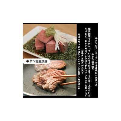 牛タンの低温焼き 500g[No.5704-0566]