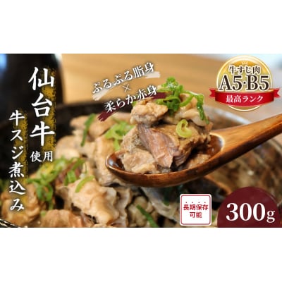 仙台牛 牛スジ煮込み 300g [No.5704-0590]