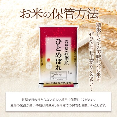 令和7年産 ひとめぼれ 10kg 米 精米 宮城県 岩沼市[No.5704-1211]