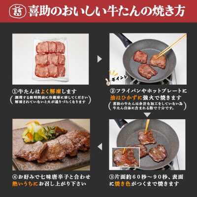 味の牛たん『喜助』 職人仕込牛たん しお味 130g