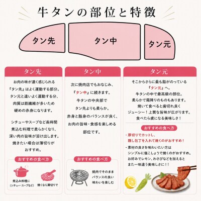 【秘伝の塩タレ×二日熟成】牛たんkg豪華食べ比べ!部位ごとの食感と旨味を楽しむ贅沢セット