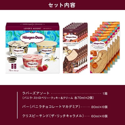 【着日指定できます!!】 ハーゲンダッツアイスクリーム　3種の贅沢ギフト_100307