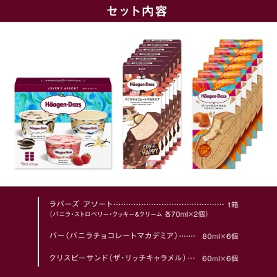 【着日指定できます!!】 ハーゲンダッツアイスクリーム　3種の贅沢ギフト_H0016-1231