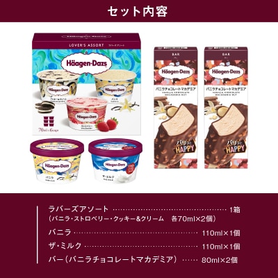 アイス ハーゲンダッツ ミニカップ2個&アソート1箱&バー2本_H0016-105