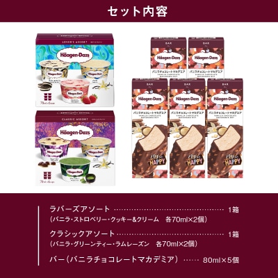 ハーゲンダッツバラエティセット(アソート&バー5本)_H0026-028-n