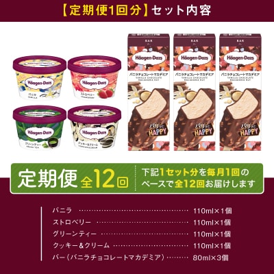 <全12回・連続>1年定期便!ミニカップ&バー セット_H0016-174