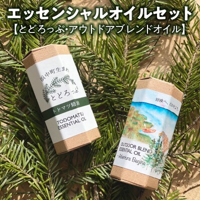 ≪値上げ予定≫とどろっぷ(10ml)アウトドアブレンドオイル(10ml)セット_H0025-002