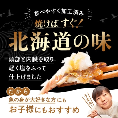 【北海道浜中町産】ふり塩さんま(1尾×12パック)_H0001-160