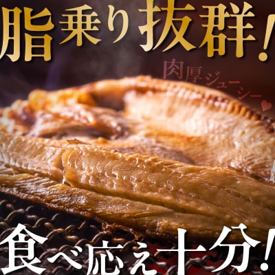 【北海道浜中町産】天日干し真ほっけ開き(大サイズ×3枚)_H0001-127