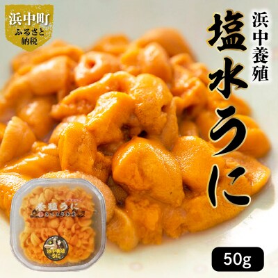 ≪値上げ予定≫無添加「浜中町養殖塩水うに(計50g)」_H0038-001