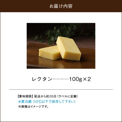 チーズ工房のナチュラルチーズ　レクタン100g×2_H0003-107