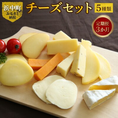 <全3回定期便・連続>厳選ナチュラルチーズ5種詰め合わせセット_H0003-108