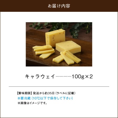 チーズ工房のナチュラルチーズ　キャラウェイ100g×2_H0003-148
