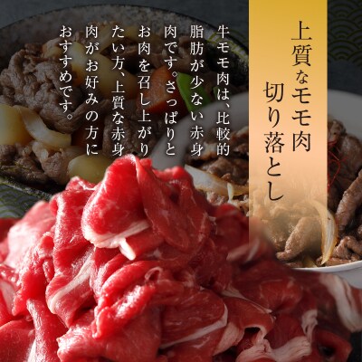 浜中黒牛モモ肉切り落とし(500g)_H0019-107