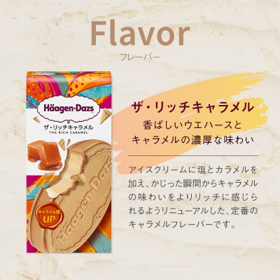 アイス ハーゲンダッツ クリスピーサンド ザ・リッチキャラメル味12個_H0016-120