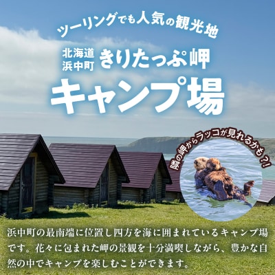 【返礼品なし】浜中町『きりたっぷ岬キャンプ場』4,000円　応援支援寄付_H0028-004