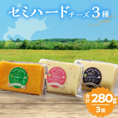 【おおともチーズ工房】《熟成の旨味を堪能!!》熟成セミハードチーズ3種セット_H0003-156