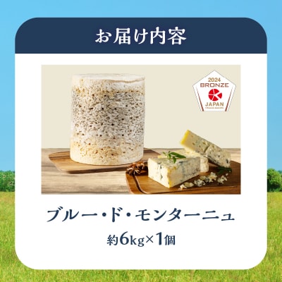 《熟成庫から直送!!》業務用サイズのブルーチーズホール(1個あたり6kg)_H0003-036