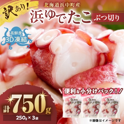 【訳あり】【令和8年3月発送分】浜ゆでたこぶつ切り(250g×3袋)_H0023-022-R803