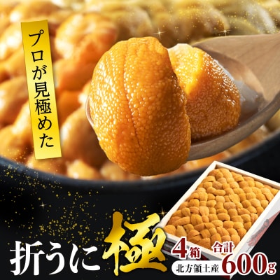 ≪プロ厳選≫最高級折うに(極)計600g_H0014-003