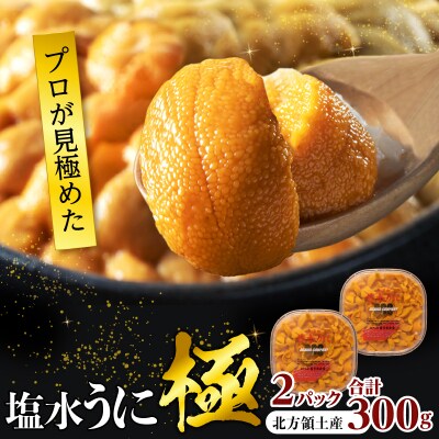 ≪プロ厳選≫最高級塩水うに(極)計300g_H0014-133