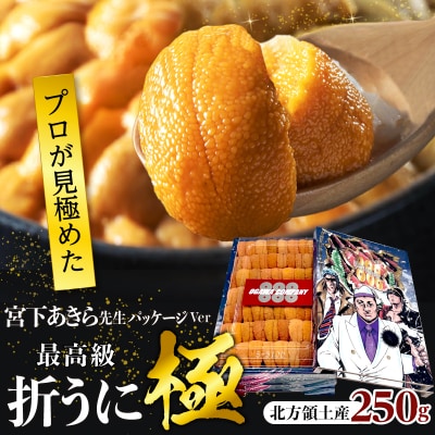 ≪プロ厳選≫最高級折うに(極)宮下あきら先生パッケージVer計250g_H0014-105