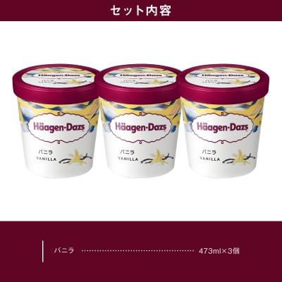 ハーゲンダッツ パイント バニラ3個セット_H0026-109
