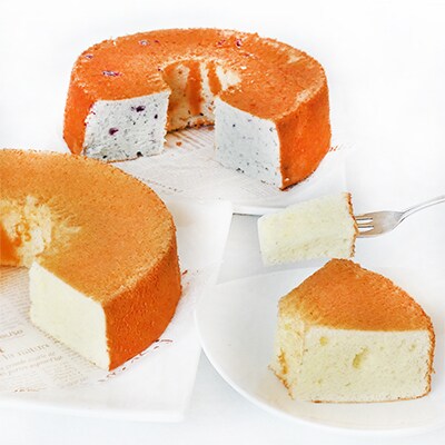 【北海道芦別・ガトーハウスめるも 】芦別産厳選食材使用シフォンケーキセット