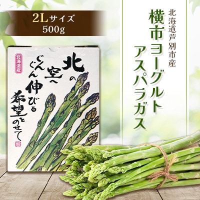 横市ヨーグルト栽培アスパラガス　500g 　2L