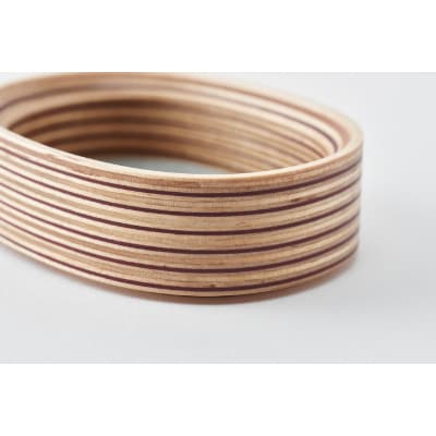 PLYWOOD laboratory　Paper-Wood アクセサリートレイ(楕円形)