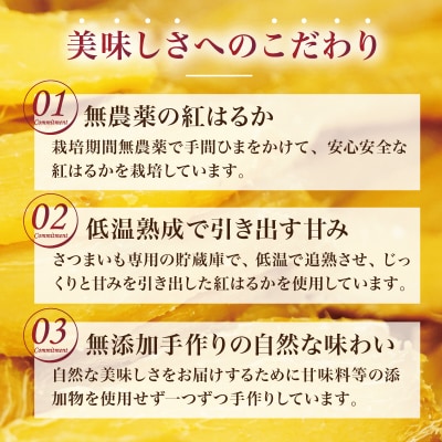 新地町産紅はるか干し芋(平干し200g)×2袋