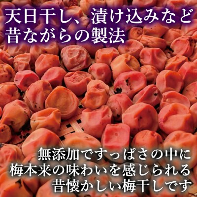 昔ながらの梅干し <選べる内容量> 200g×2パック