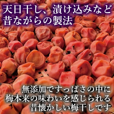 昔ながらの梅干し <選べる内容量>200g×3パック