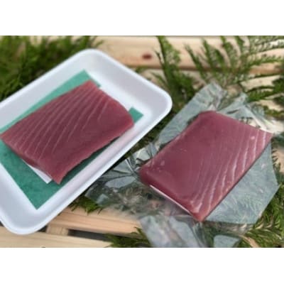 伊勢志摩産 天然キハダマグロ 約400g 刺身用 柵 とれたて新鮮な鮪を城水産が全国へお届け