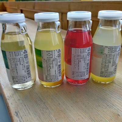伊勢志摩産 手作り ジュース みかん セミノール 梅 しそ 4種類 10本 ないぜしぜん村の飲料