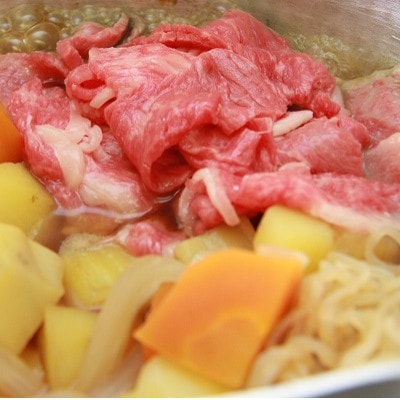 カレー・肉じゃが・牛丼におすすめ!奥出雲和牛切り落とし500g(飯南町)