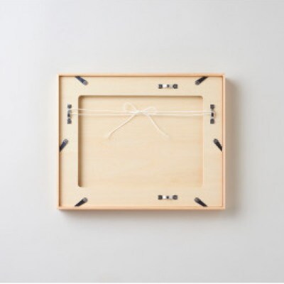 GOSHIKI FRAME【春桜・Lサイズ】(町産ヒノキのフォトフレーム)
