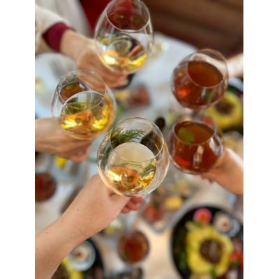 【神奈川県真鶴町】海の見えるキッチンスタジオ貸切　シェフのランチ&ナチュラルワインプラン(6名様迄)