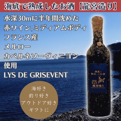 【海底に半年沈めて熟成した赤ワイン】ミディアムボディ LYS DE GRISEVENT #4