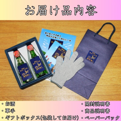 【ギフトセット】海底で熟成した日本酒 純米吟醸 2銘柄×各1本(300ml)