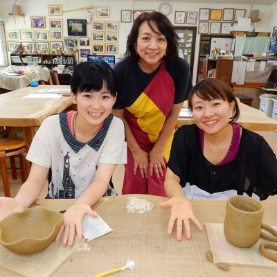 【陶芸体験 手びねりコース ペアチケット】保田窯 陶芸の里 広島 クラフト 手作り