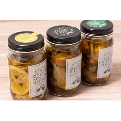 広島安芸津産　牡蠣オリーブオイル漬け 3本セット