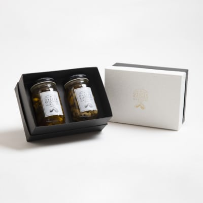 広島安芸津産　牡蠣オリーブオイル漬け　2種セット(OL-2)
